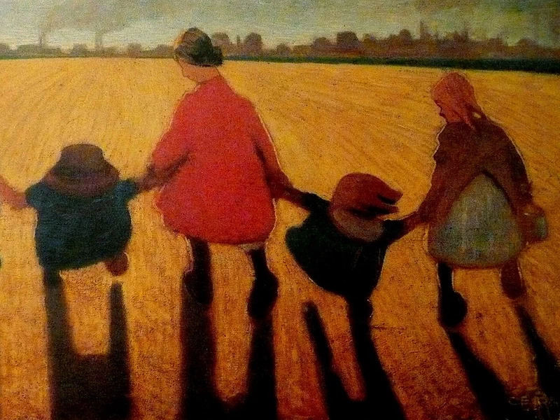 1884-Carlo Erba - Le trottole del sobborgo